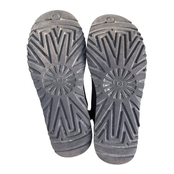 UGG Bailey Button Triplet II Tall Boots Women’s 10 Chocolate Brown Suede Fur - Picture 8 of 16